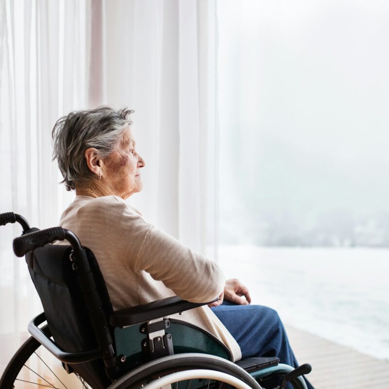 elderly resident